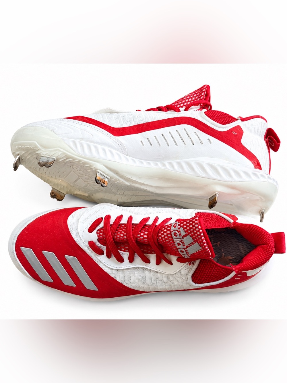 adidas Icon V Bounce Iced Metal Baseball Cleats Mens